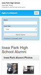 Mobile Screenshot of iowaparkhighschool.com